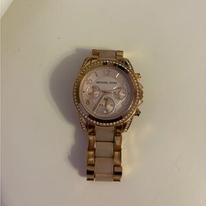 Rose gold Michael Kors watch